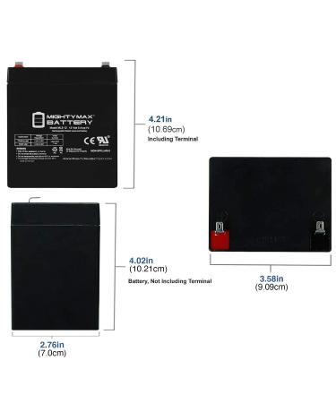 Mighty Max 12V 5AH Battery Replacement for Power Wizard PW100S PW200S PW500S - International Shipping Available - Buy Online on GoSupps.com