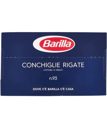  Ducomi Barilla Conchiglie Rigate 2kg pack of semolina noodles with premium ingredients for consistently delicious taste irresistible everyday quality 2kg pack 4 x 500g (Conchiglie) - Buy Online on GoSupps.com