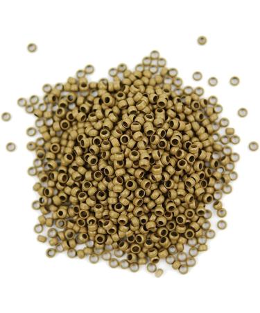 1000pcs 2.5mm Copper Nano Rings Beads Hair Extension Nano Rings Beads (Dark Blonde) 1000pcs Dark blonde - Buy Online on GoSupps.com