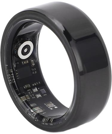 BROLEO Fitness Tracking Ring - Black Stainless Steel Outdoor Smart Ring for Accurate Health Monitoring - Buy Online on GoSupps.com