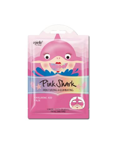 Buy Epielle Character Masks (Pink Shark 6pk) - Fun & Moisturizing Sheet Masks for Kids Worldwide Shipping - Buy Online on GoSupps.com