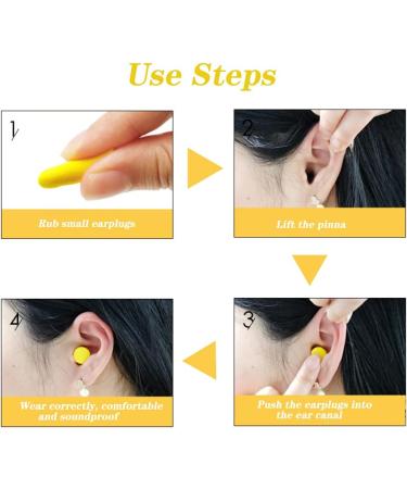 6 Pairs of Multi-Colored Foam Earplugs | Noise-Reducing Sleep & Soundproof Earplugs for Work Study & Loud Places - Buy Online on GoSupps.com