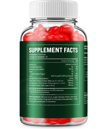 2 Pack ACV for Health Keto Gummies - Apple Cider Vinegar Gummy Bears Dietary Supplement (120 Gummies) - Buy Online on GoSupps.com