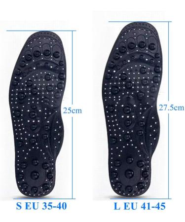 EEUK Acupressure Insoles: Magnetic Massage Insoles for Weight Loss & Foot Circulation - Orthopedic Soles (1 Pair) - Buy Online on GoSupps.com