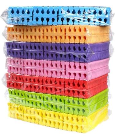 HEALLILY 100 Pairs Toe Separators Pedicure Disposable Sponge Toe Spacers Toenail Dividers Toe Stretchers for Nail Polish Application Random Color - Buy Online on GoSupps.com