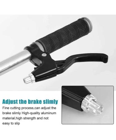 Yiio 1 Pair Universal Bike Brake Levers - Aluminum Alloy Handles for Mountain, Kids, Folding, MTB, BMX - Black 2.2cm - Buy Online on GoSupps.com