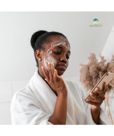 Sea Moss Soap for Facial & Body | Paraben Free | White Willow Bark | Moisturizing for Sensitive Skin | All Skin Types | Acne Eczema Psoriasis Relief | 4oz Bottle - Buy Online on GoSupps.com