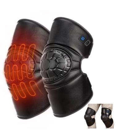 Knee Brace Knee Brace for Women & Men Heated Knee Brace Wrap Knee Sleeves for Women Men Knee Braces Compression Sleeve with Plus Size Black