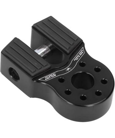 Universal Winch Hook & Shackle Mount - 16 000lb Capacity | Rubber Side Guard | Aluminium Alloy for UTV SUV Pickup (Black - Buy Online on GoSupps.com