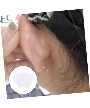 Elf Ear Stickers - Clear Earrings 6 Sheets for Ear Lobe Support | Transparent Cosmetics Ear Tape - White 4X1.5X0.1CM - Buy Online on GoSupps.com