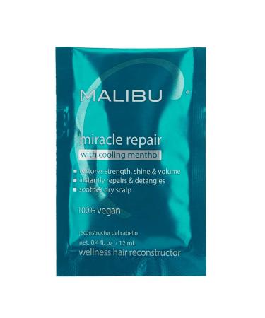Malibu C Miracle Repair Wellness Reconstructor With Cooling Menthol  Spearmint-eucalyptus W/menthol  0.4 fl. oz. 1 Count (Pack of 1)