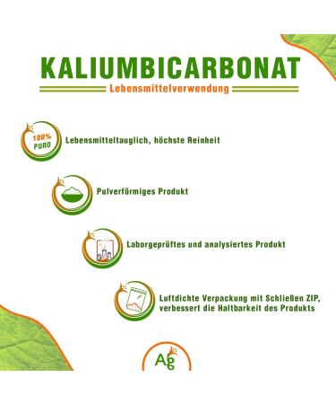 Potassium Bicarbonate 1KG - Premium AGROBULL Potassium Bicarbonate for International Shipping | Fast Delivery & Quality Assured - Buy Online on GoSupps.com