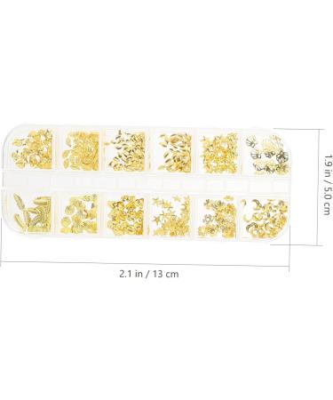 POPETPOP Nail Decals 10 Boxes Metal Nail Decoration 3D Stickers DIY Nail Charms Nail Art Rhinestones Nail Art Charms Glitter Stickers Nail Rhinestones Nail Art Gems Crafts Unique Pp - Buy Online on GoSupps.com