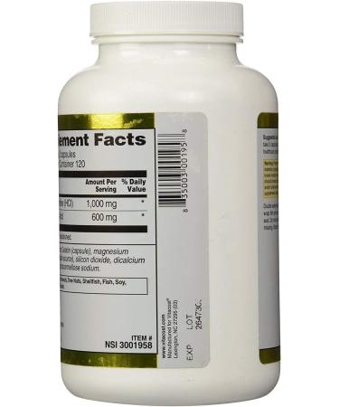 Vitacost Alpha Lipoic Acid & Acetyl L-Carnitine HCl - 1 600 mg 240 Capsules - Premium Antioxidant Supplement for Energy & Metabolism Support - Buy Online on GoSupps.com