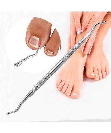 Ingrown Toenail Correction Treatment Kit - 30PCS Corrector Strips Brace Pedicure Tool Patch with 2PCS Lifter and File - Silver, 32pcs - Buy Online on GoSupps.com