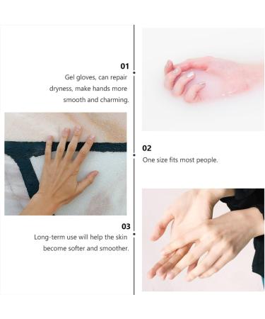 Beavorty 4 Pairs moisturizing Gloves Mittens Lotion Gloves Protective Gloves Hand Care Gloves Overnight Gloves Gel Repair Gloves Skin Care Gel Gloves Moisturizing Hand Gel Gloves Cotton Spa - Buy Online on GoSupps.com