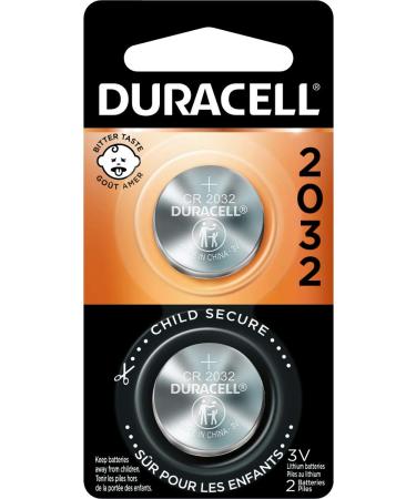 Procter & Gamble DURDL2032B2PK Duracell Coin Cell General Purpose Battery 2 Count (Pack of 1)