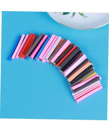 Housoutil 50pcs Scrapbooks DIY Nail Art Nail Art Stickers Material Cane DIY Manicure Supplies Scrapbook Book Fingertip Nail Rings Sticks Scatchbook Self Made 3D Cell Phone Polymer medium As Shown - Buy Online on GoSupps.com