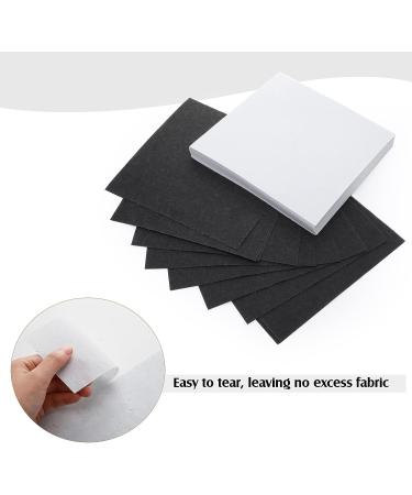 200 Sheets Tear Away Stabilizer Backing for Embroidery - Medium Weight 2.1 oz - Black and White Precut Fabric Stabilizer - for Machine Embroidery, Hand Sewing, Hoops, Quilting - 8x8 Inch - Buy Online on GoSupps.com
