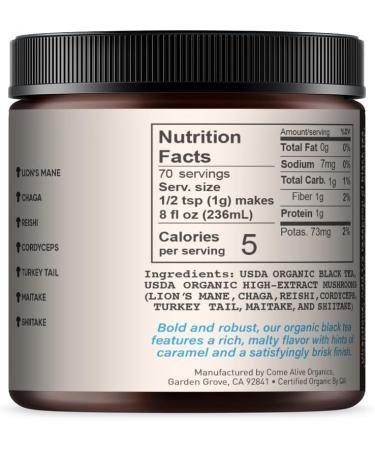 La Republica Instant Green Tea with Reishi Chaga Lion's Mane Cordyceps Turkey Tail Maitake for Focus (70 Servings) - Buy Online on GoSupps.com