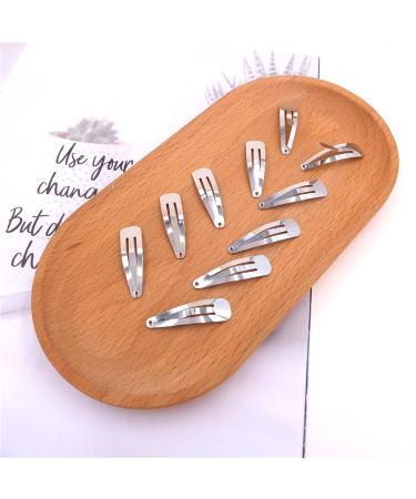 50 Packs Sturdy Alligator Hair Clips French Barrettes Hair Snap Clips Hairpins for Curl Clips Hair Styling DIY Crafting Hair Bow Accessories (Snap Clips 40 mm)