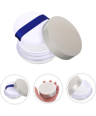  Mikinona Mikinona Loose Powder Compact Case Travel Size Empty Compact Loose Face Powder Container Makeup Powder Container with Puff and Sifter (30g) - Buy Online on GoSupps.com