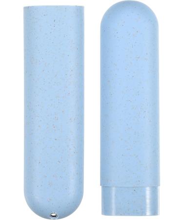 VOCOSTE 2pcs Travel Toothbrush Holders - Durable PP Cases in Blue & Pink | Ideal for Business Travel - Buy Online on GoSupps.com