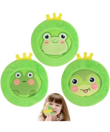Hilph cool pads children cooling pack with soft fabric cover 3 pieces cooling pillow Cooling pack for kid toothache gel cool pack cold warm compress for cooling swelling Three Frogs