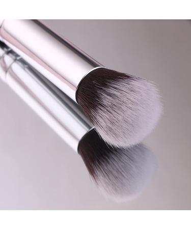 Single Cosmetic Concealer Brush - Synthetic Bristles Contouring Makeup Brush with Black Wood Handle for Flawless Blending - Buy Online on GoSupps.com