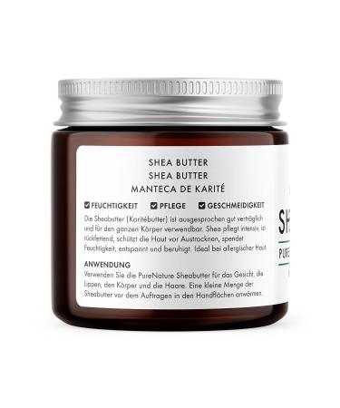 Pureature Shea Butter 60 ml - Natural Moisturizer for All Skin Types | Organic & Vegan | Fast Worldwide Shipping - Buy Online on GoSupps.com