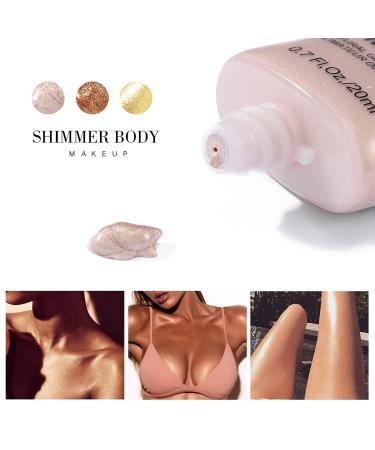 Kilshye Liquid Highlight Luminizer Cream | Body & Face Glow Illuminator Makeup for Women | Pink & Rose Gold | 1 Pack - Buy Online on GoSupps.com