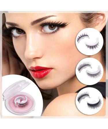 Shop Reusable Self-Adhesive Eyelashes - No Glue Needed! | Natural Magnetic Eyelashes (2 Pairs) - Perfect for Easy Application - Buy Online on GoSupps.com