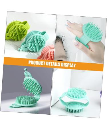 Collbath Double-Sided Shampoo Brush - Silicone Scalp Massager & Hair Wash Accessories | International Shipping Available - Buy Online on GoSupps.com