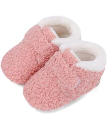 Cheerful Mario Baby Winter Home Slippers in Pure Pink - Size 18-24 Months - Buy Online on GoSupps.com