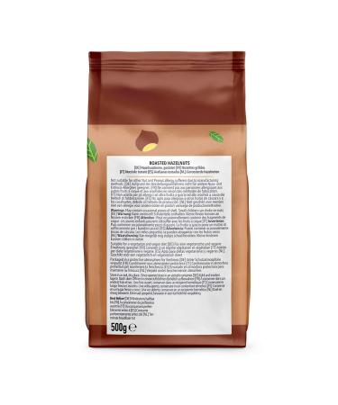 Amazon Brand Happy Belly Roasted & Unsalted Hazelnuts - 500g (Pack of 2) | International Shipping Available - Buy Online on GoSupps.com