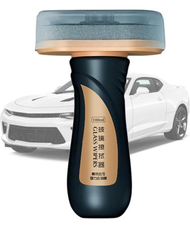 Shakven 2 In 1 Glass Cleaner - 100ml Auto Glass Cleaner - 2 In 1 Outdoor Window Cleaner Car Windshield Cleaner Outdoor Window Cleaner Car Windshield For Water Spots Oil Removal Film - Buy Online on GoSupps.com