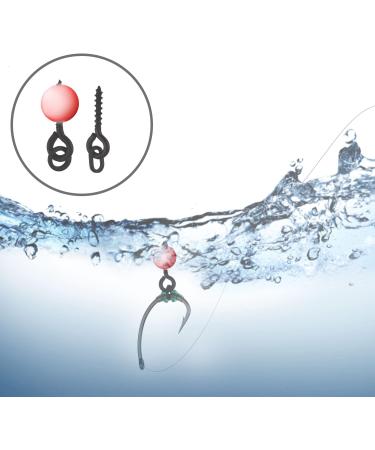 Fysl 140-Piece Fishing Hook Set | Includes 40 Thread Bait Screws & 100 Hook Stoppers | Circle & Oval Jig Hooks for Ultimate Fishing Gear - Buy Online on GoSupps.com