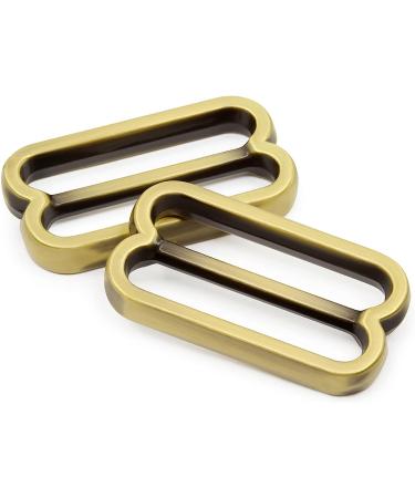 Dritz 457-38 Slide Adjusters 1 Strap, 2-Count - Brushed Antique Brass - Buy Online on GoSupps.com