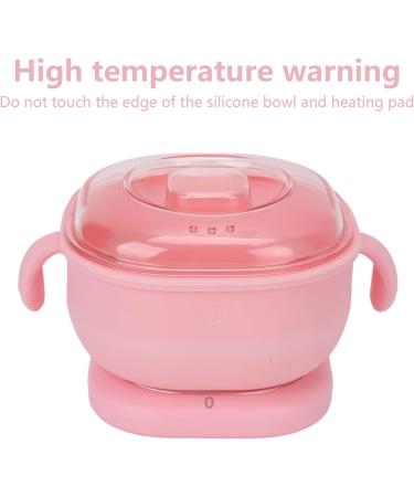 Premium Hair Removal Wax Warmer with Handle - Fast Heating 400ml Silicone Pot - Pink Depilatory Device 220-240V - Buy Online on GoSupps.com