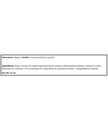 Toothette Mouth Moisturizer with Vitamin E & Coconut Oil - 0.5 oz (1 tube) - Buy Online on GoSupps.com