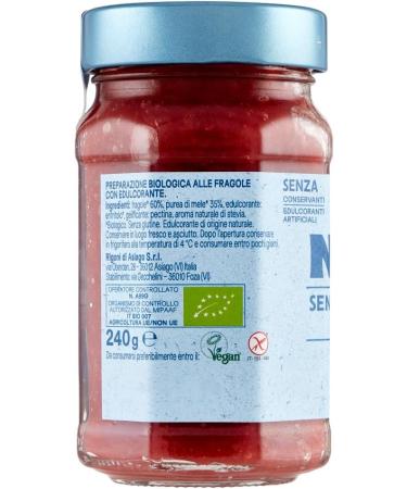  Italian Gourmet E.R. Rigoni di Asiago Nat Fragole Organic Strawberry Jam without Added Sugar 240g + Tomato Pulp Italian Gourmet Tomato Pulp 400g Box - Buy Online on GoSupps.com
