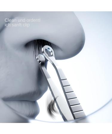 Ingrown Hair Tweezers Nose Hair Trimmer Precision Grooming Device with Round Tip and NonSlip and Dry Shaver - Buy Online on GoSupps.com