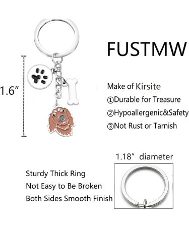 Ensianth Dog Keychain Gifts | Perfect Puppy Paw Print Keyring for Dog Lovers & Owners - Ideal Gift for Moms & Dads - Buy Online on GoSupps.com