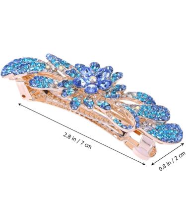 DOITOOL 1pc Hair Clip Rhinestone Bobby Pins Hair Barrettes Hair Pin Rhinestone Hair Barrette Spring Clip Bride The Flowers - Buy Online on GoSupps.com