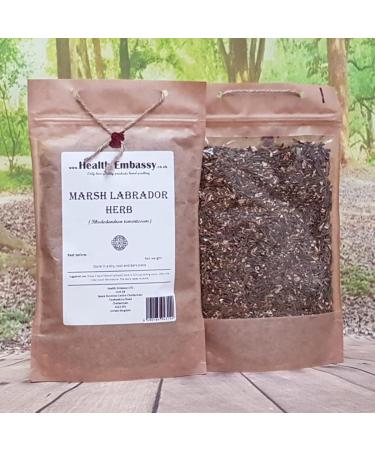 Health Embassy Marsh Labrador Herb Tea | Ledum palustre | Rhododendron Tomentosum | Herbe de Ledon des Marais Tisane 100g - Buy Online on GoSupps.com