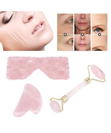 Premium Face Roller Massager Set | Gua Sha Tools for Spa & Acupuncture Massage | Enhance Your Beauty Routine - Buy Online on GoSupps.com