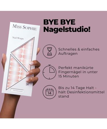 Miss Sophie Base Coat - Quick-Drying Transparent Nail Varnish with Vitamin E for Strengthening & Sensitive Nails - Long-Lasting Protection - Buy Online on GoSupps.com