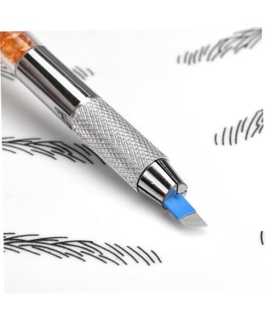 FRCOLOR 1pc Crystal Embroidery Pen Brow Pencil Cosmetics Tattoos Pen for Eyebrow Supplies Multipurpose 1 count (Pack of 1) Orange - Buy Online on GoSupps.com