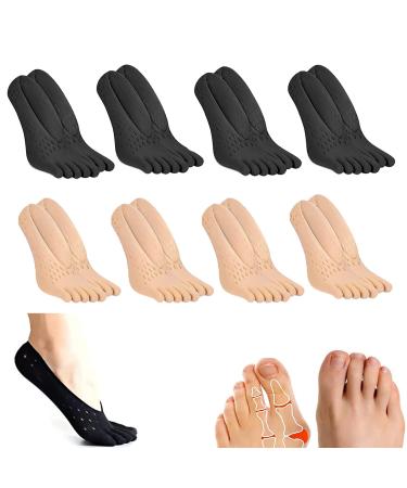 LJXWRF Projoint AntiBunions Health Sock Anti Bunions Health Sock Strongjoints Bunion Relief Socks Split Toe Orthopedic Compression Bunions Socks (8PCS-A)