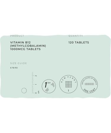 Fitness Health Vitamin B12 1000 MCG 120 Tablets - Vitamin B Supplements for Energy Production and Health - Vitamin B - Non-GMO Gluten Free 120 Count (Pack of 1) - Buy Online on GoSupps.com